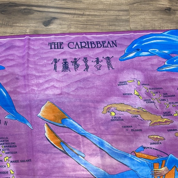 The Caribbean  large Scarf” swim “ - Picture 6 of 10